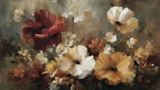 Autumn Flowers Art for Your TV | Fall Vintage Floral Slideshow in 4K | Cozy Frame TV Art (2 Hours) screenshot 5