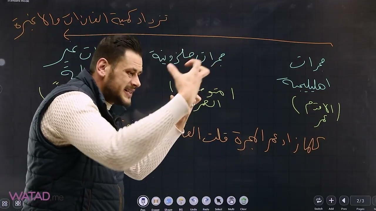 الجزء الرابع الأخير  المجرات وأنواعها علوم الأرض والبيئة للفصل الدراسي الثاني للأستاذ صالح الساريسي