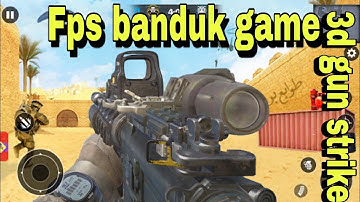 FPS Banduk Game 3D Gun Strike - Gameplay Walkthrough Android #1