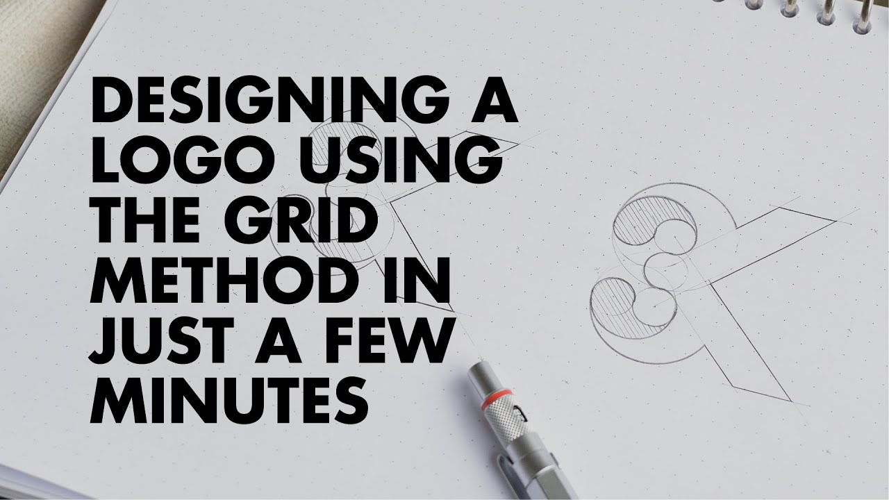 Monogram logo design process | Logo design tutorial - YouTube