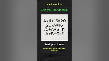 143.Can you solve this? #maths #logicalstation #brainteaser #puzzle #braintestsolution #quiz #iqtest