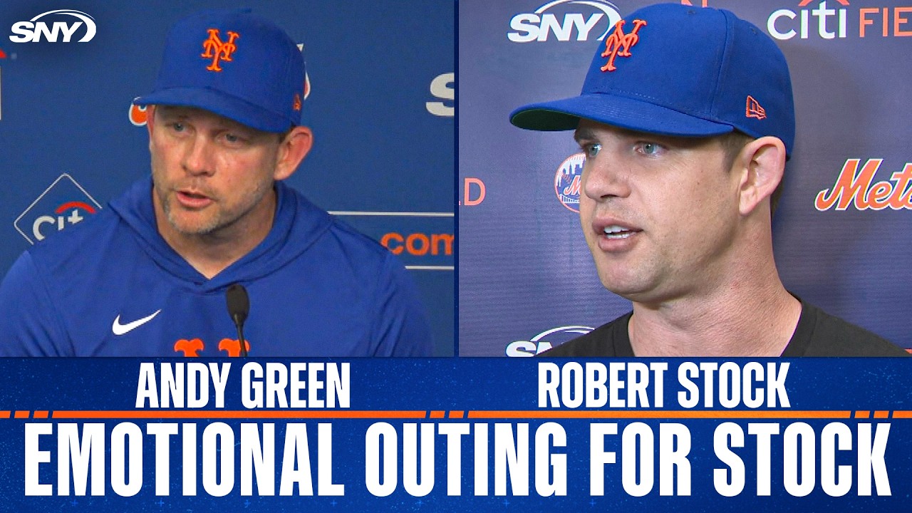 Andy Green, Robert Stock talk emotional start for Mets right-hander