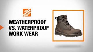 Water-Resistant vs. Water-Repellent vs. Waterproof | The Home Depot