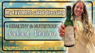 FAVORITE Dressing for 75 lb Weight Loss + Healthy DIABETIC FRIENDLY Salad