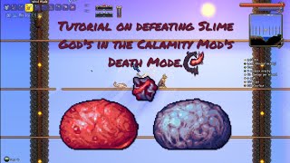 How to Defeat Slime God in Calamity Mod's Death Mode | Full Fight & Guide 
