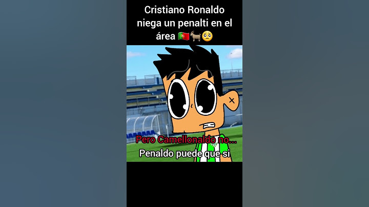 Cristiano Ronaldo niega un penalti en el área 🇵🇹🐐🥺