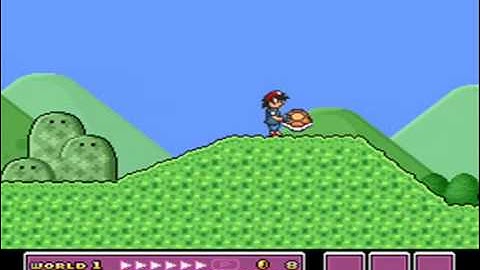 SMB3 for Super Mario All-Stars Custom Level #210 - Squirtle Slopes