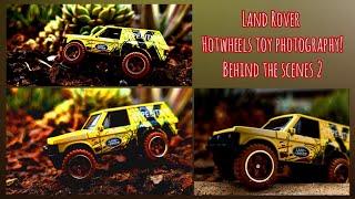 Hotwheels Toy Photography Land Rover behind the scenes tutorial 2