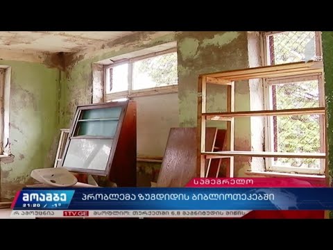 ზუგდიდის ბიბლიოთეკების ნაწილი განადგურების პირასაა