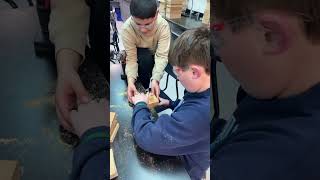 Bird house update 1 - prep holes, countersink, drilling bottom drain holes.