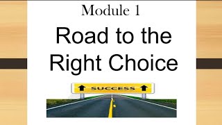 Grade 11 Career Guidance Program Module 1 -  ROAD TO THE RIGHT CHOICE || Sir JayTV