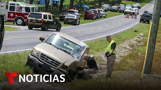 El conductor que chocó con un autobús en Florida estaba presuntamente ebrio | Noticias Telemundo