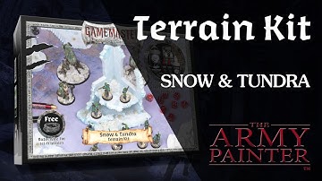 Terrain Building Made Easy with Gamemaster: Snow & Tundra Terrain Kit