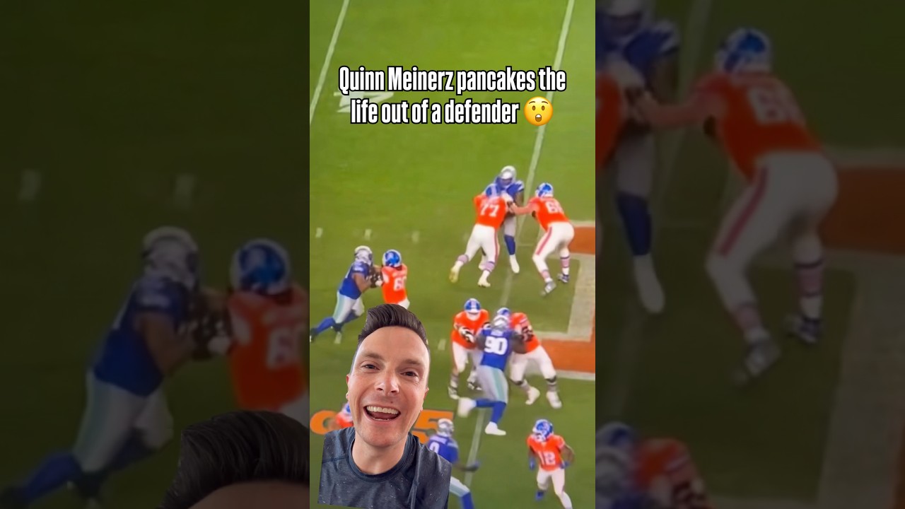 Quinn Meinerz Pancakes Seahawks 🤯