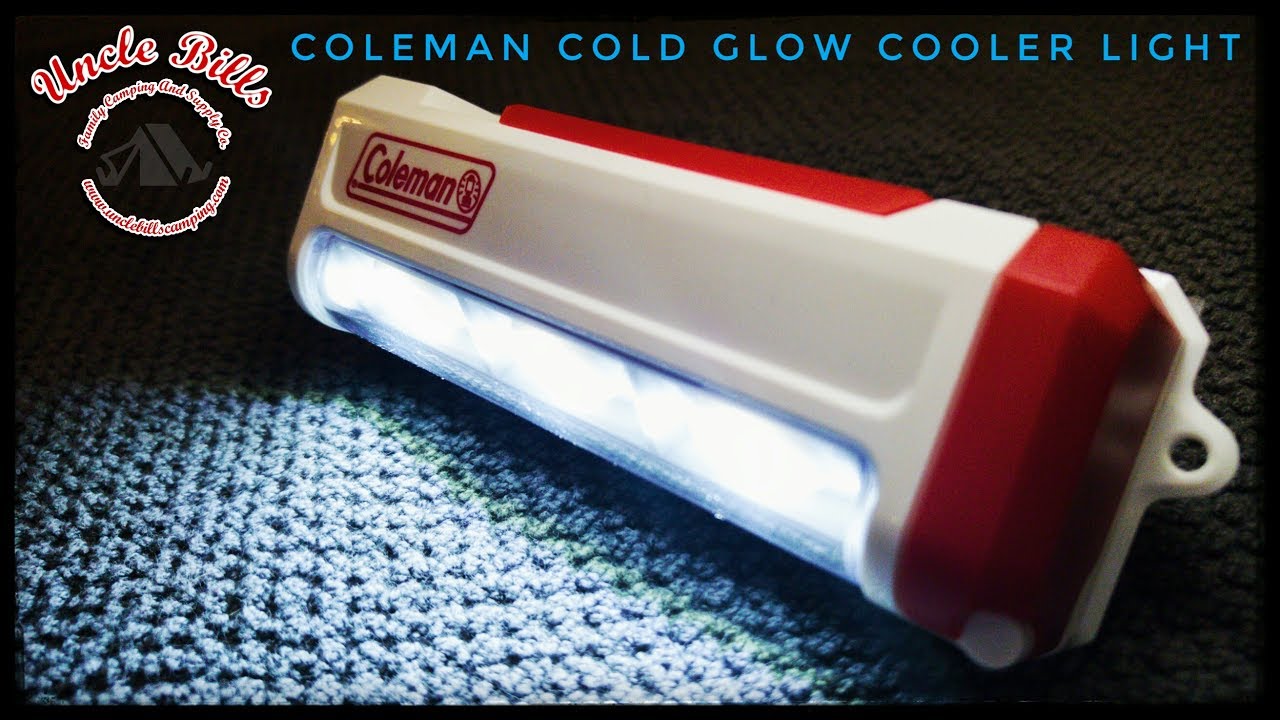 COLEMAN COLD GLOW COOLER LIGHT REVIEW 