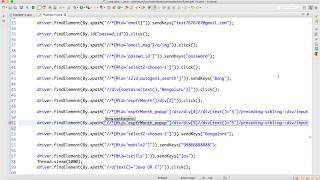 Radio Button and Auto Suggestion textBox in Selenium