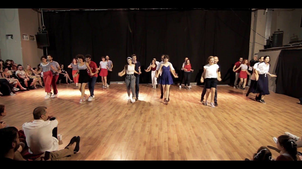 Rhythm Hoppers Graduation Swing Party 2019 - Lindy Hop routine 3