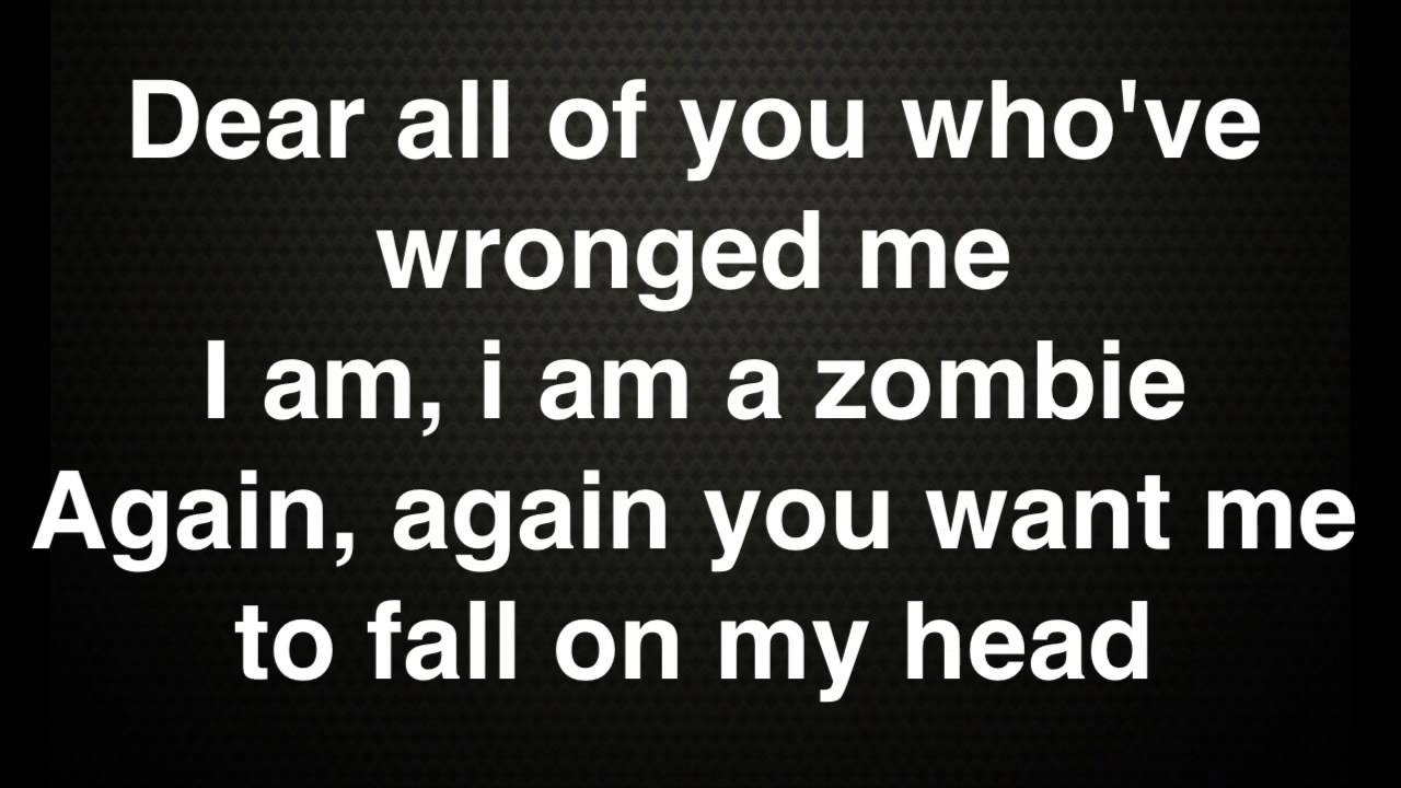 The Pretty Reckless - Zombie (instrumental with Lyrics) - YouTube.