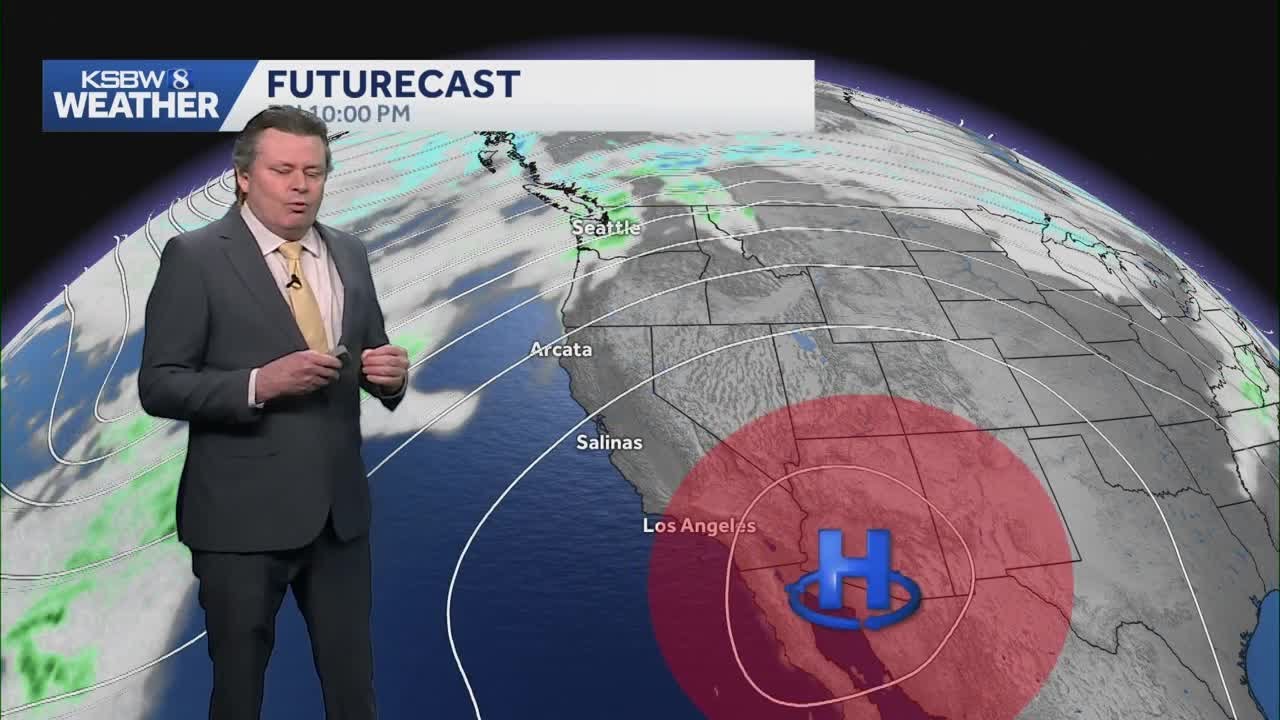 Unusually hot temperatures across Central Coast - YouTube