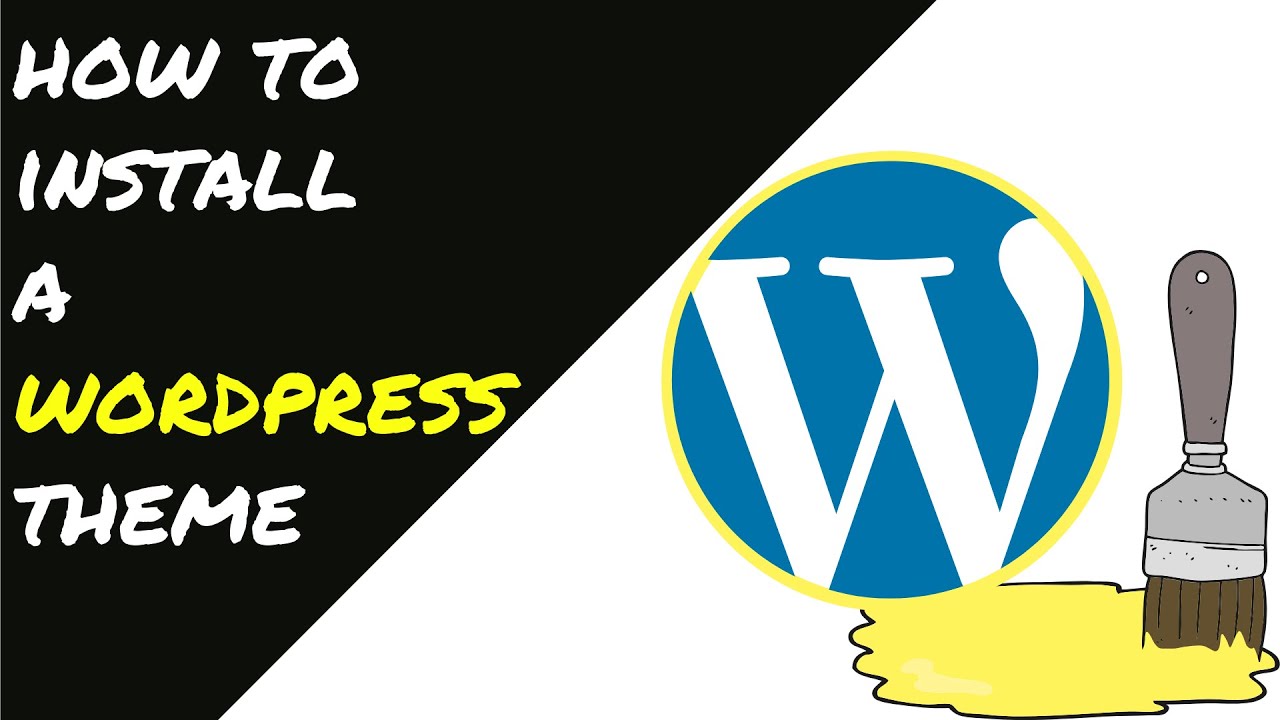 How to Install a WordPress Theme Video - YouTube