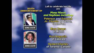 Hedwige Augustin ~ Long Obituary