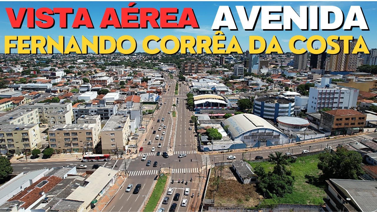 VISTA AÉREA DA AVENIDA FERNANDO CORRÊA DA COSTA - Campo Grande, Mato ...