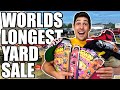 I Went To The WORLDS LONGEST YARD SALE - Day 1