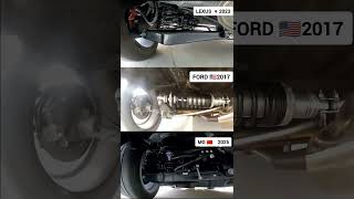 🔥 Suspension Shock Test: Lexus 🇯🇵 vs Ford 🇺🇸 vs MG 🇨🇳