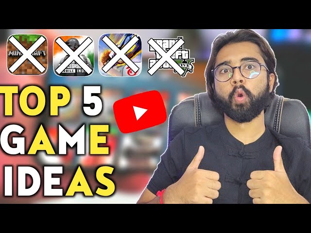 Top 5 Games To Start Youtube Channel With Topic Ideas || 100K - 300K Views Daily || No Competition class=