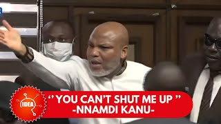 Terrorism Trial: Nnamdi kanu blows hot in court News