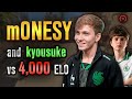 M0NESY and KYOUSUKE destroy Hard FACEIT Lobby! m0NESY POV with COMMs (Mirage)