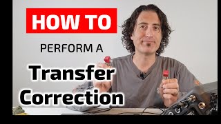 How to perform a transfer correction screenshot 4