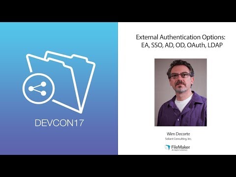 External Authentication Options: EA, SSO, AD, OD, OAuth, LDAP (Advanced 002)