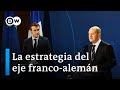 Scholz y Macron coordinan respuesta cómun frente a Rusia