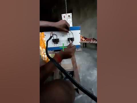 Stabilizer Connection Input Output l Auto Cut Stabilizer - YouTube