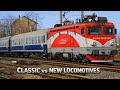 ▶️▶️CLASSIC vs NEW LOCOMOTIVES - Locomotive clasice vs noi - The Slowest vs Fastest Trains