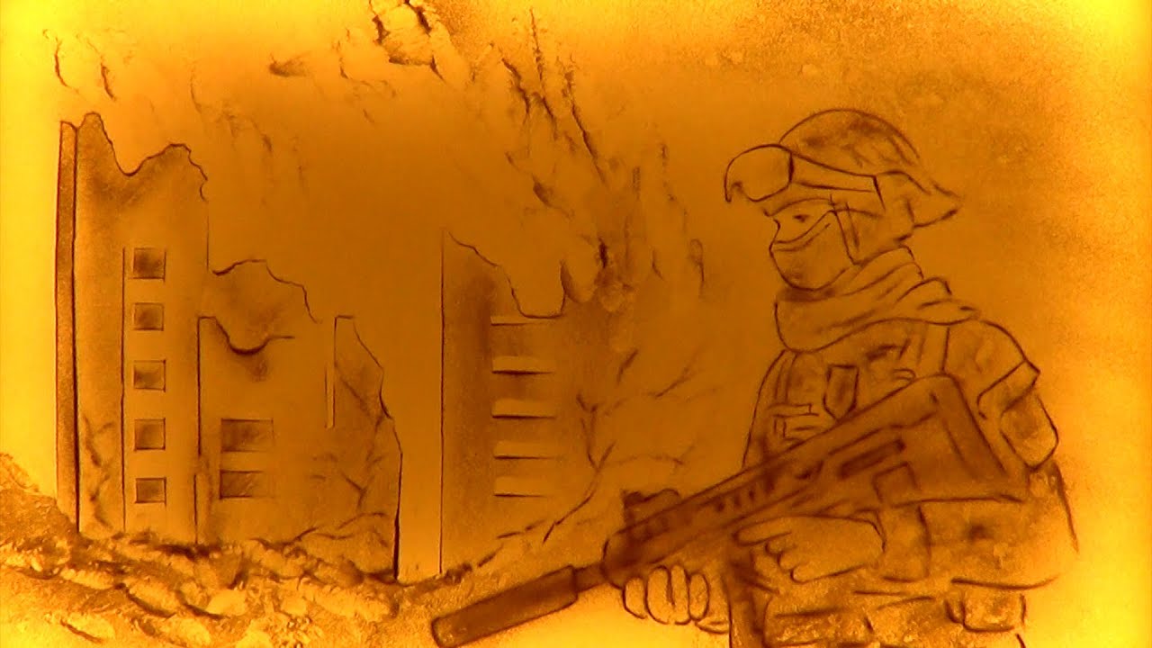 EL КРАВЧУК - ТАТО (Пісочна анімація) - YouTube