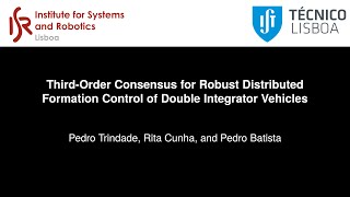 Third-Order Consensus for Robust Distributed Formation Control of Double Integrator Vehicles