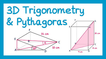 3D Trigonometry and Pythagoras - GCSE Higher Maths