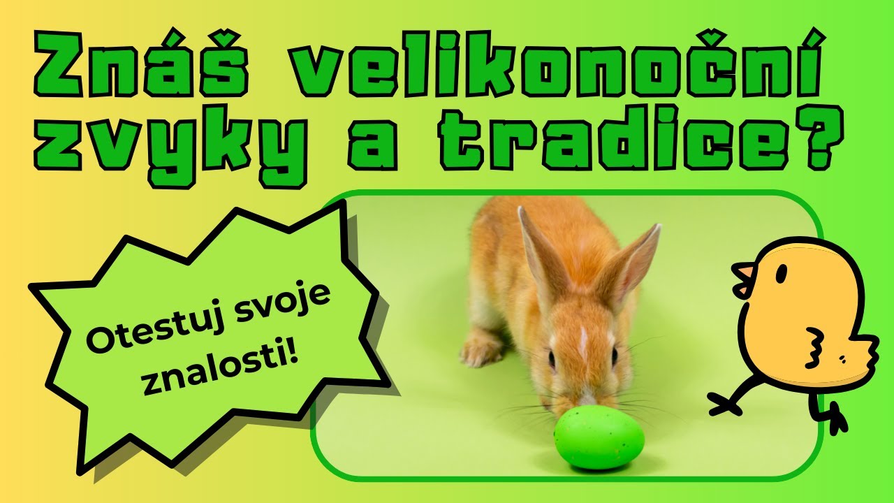 VELIKONOČNÍ KVÍZ | 🐣 Znáš velikonoční zvyky a pověry? 🐣