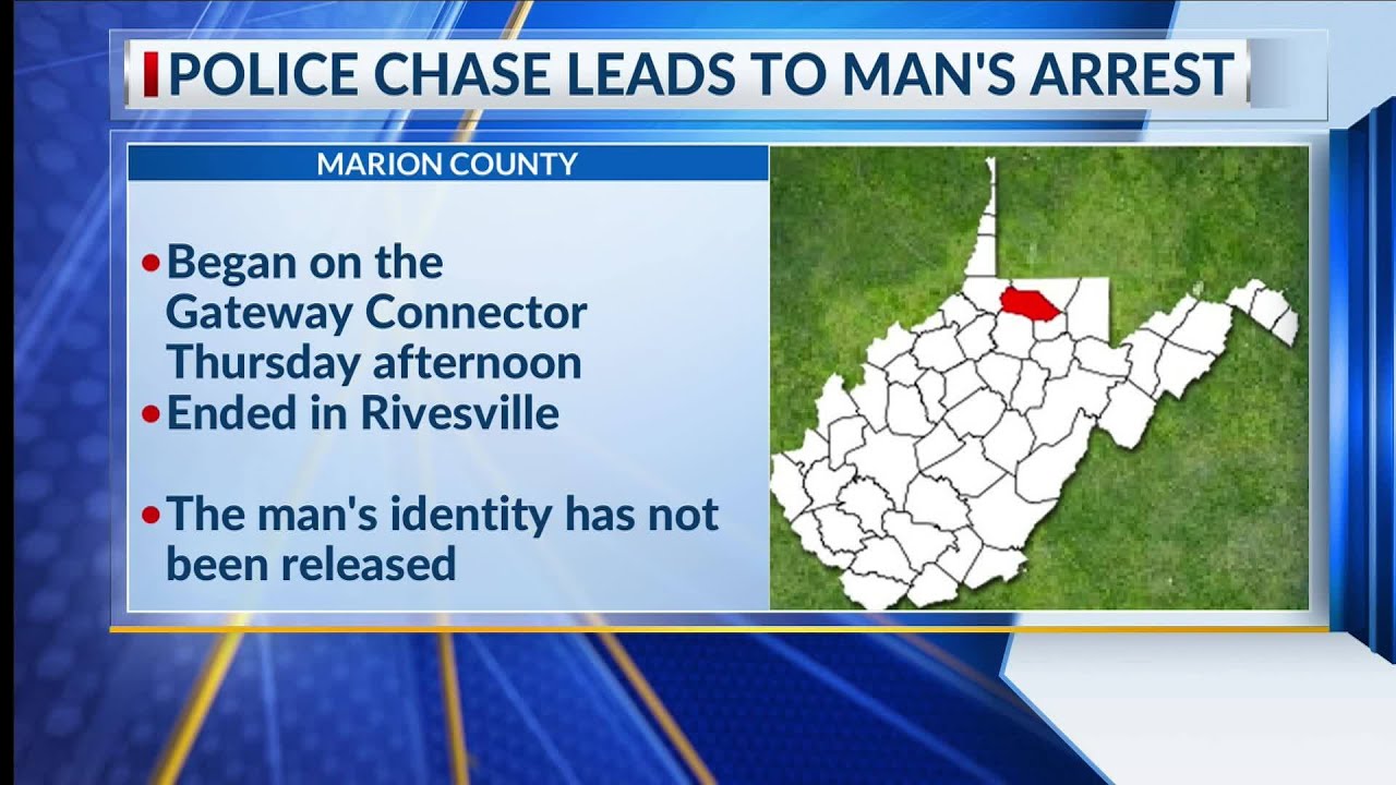 Man in custody after multi-agency police chase in Marion County - YouTube