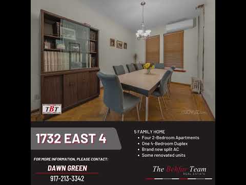 1732 East 4th Street, Brooklyn, NY home video tour