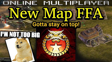 New Map (beta version 34) FFA - China - Pro Rules | C&C Generals Zero Hour | No Commentary