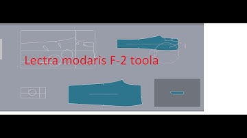 How to Use Lectra Modaris Tools Function-2