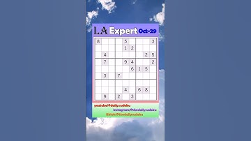 Los Angeles Times Daily #Sudoku 2025-10-29 Expert #puzzle #games #education #braingames