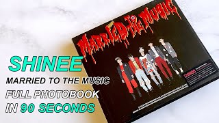 💎 Page by Page: SHINEE Married to the Music Photobook in 90 Sec (4K) 🤯 #shinee #shineeworld #shawol