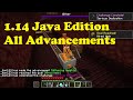 Getting every 1.14 Advancement on a rail [Minecraft Java Edition]