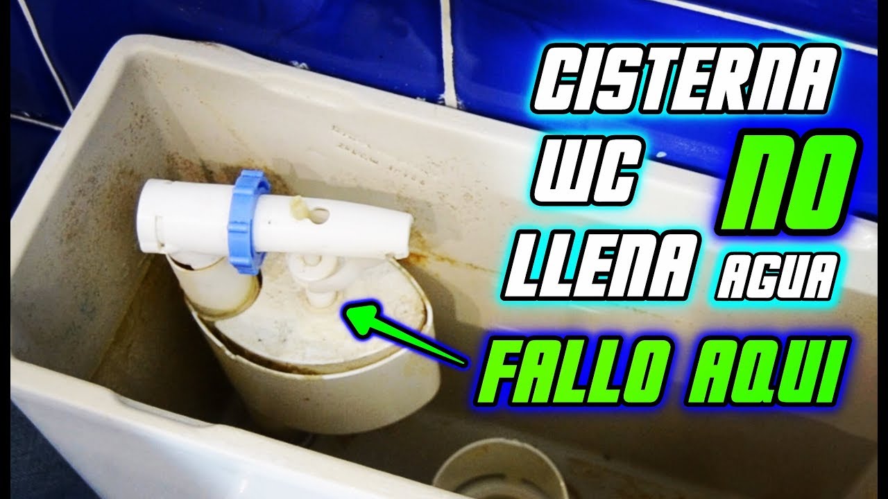 Cistern does not fill water (YOU FIX IT) 