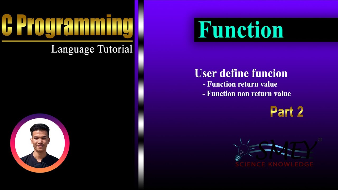 45.Function return Value ,Function non return Value of C programming ...