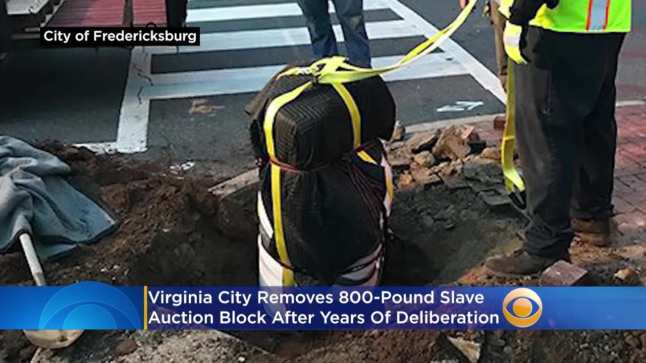 Virginia City Removes 800-Pound Slave Auction Block After Years Of Deliberation